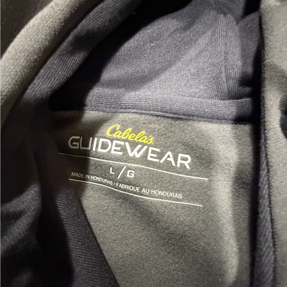Cabela's Gray and Blue hoodie - Picture 2 of 4